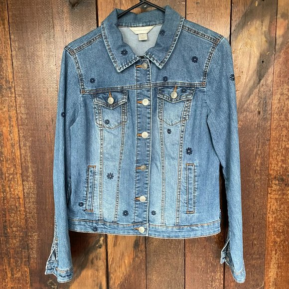 CHRISTOPHER AND BANKS Denim Jacket - Picture 1 of 10
